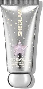 SHEGLAM Party Starter Body Highlighter Glitter Gel Quick-Drying and Non-Sticky Glitter Spray Liquid Highlighter for Face, Hair, Body - Social Butterfly