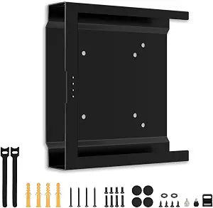 Mount for HP Mini PC Wall VESA and Under Desk Mount for HP EliteDesk 800 805 705, HP Pro Mini 400 260, HP ProDesk 600 400 405 Desktop Mini PC Wall Mount Bracket for HP