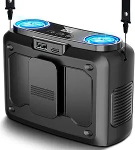 20000mAh Portable Personal Fan, 41Hours with True High Speed Dual Motors