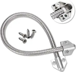 1-Pack Door Flex Conduit 16" Door Wire Conduit Flexible Conduit Flexible Electrical Conduit Door Cable Protector Stainless Steel Conduit for Access Wire Protector Control System Video Line Lock (1)