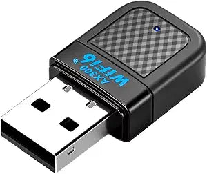 USB WiFi Adapter for Desktop PC, 2.4G 5.8G Wireless WiFi Adapter for Laptop, Wireless Network Support Windows 11/10/8/7/Xp, USB Dongle for PC
