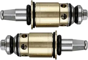 Upgraded 1-099XTJKABNF & 1-100XTJKABNF Faucet Cartridge Kit Fit for Chicago Faucet, Quarter Turn Ceramic Hot & Cold Compression Valve Cartridge Replacement for Bathroom & Kitchen Sink Faucets