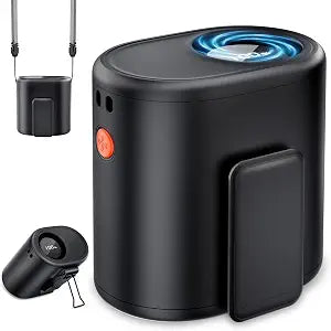AI Portable Waist Fan, 15,000RPM, 30H Cooling Hands-Free Personal Fan