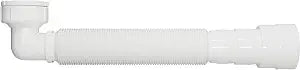 EasyDrain P-trap with a 90 Degrees Terminal - Expandable & Flexible P-Trap For Bathtubs, Kitchen, and Bathroom Sinks - Space-Saving Solution for Limited Clearance - Effortless Sink Drain Pipe setup.