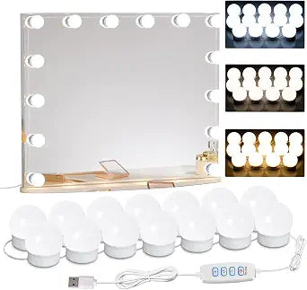 LED Vanity Mirror Lights,Hollywood Style,14 Bulbs Makeup Light