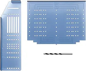 Drill Mounting Template for Kitchen Cabinet Pulls Kitchen Knobs,1 Pack