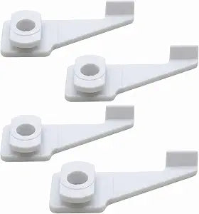 4-Pack Ceiling Brackets Compatible with IKEA VIDGA Track
