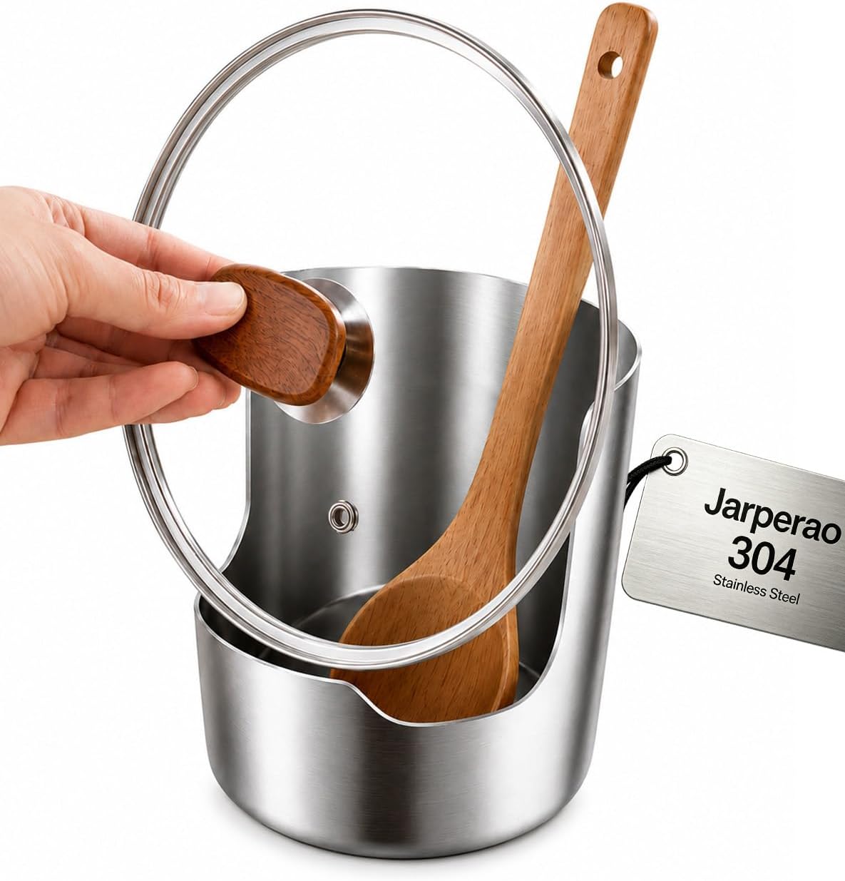 Spatula Holder for Counter, Stainless Steel Spoon Restï¼Œ1PCS