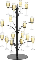 16-Holder Metal Cocktail Tree Stand, Champagne Tower