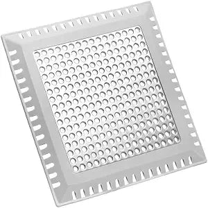Shower Drain Hair Catcher, Drain Strainer Shower Drain Cover Stainless Steel and Silicone Bathroom Floor Drain Cover