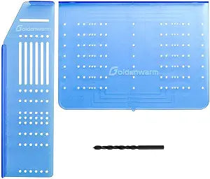 Goldenwarm Cabinet Pull Template Door Template Drawer Pull Drill Template 1 Pack - TM160 Cabinet Handles Drill Mounting Drill Mounting Template