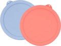 LUVCOSY 7 Cup Silicone Replacement Lids Storage Cover for Anchor Hocking Glass Bowls (Container not Included) 2 Pack Microwave, Dishwasher and Freezer Safe