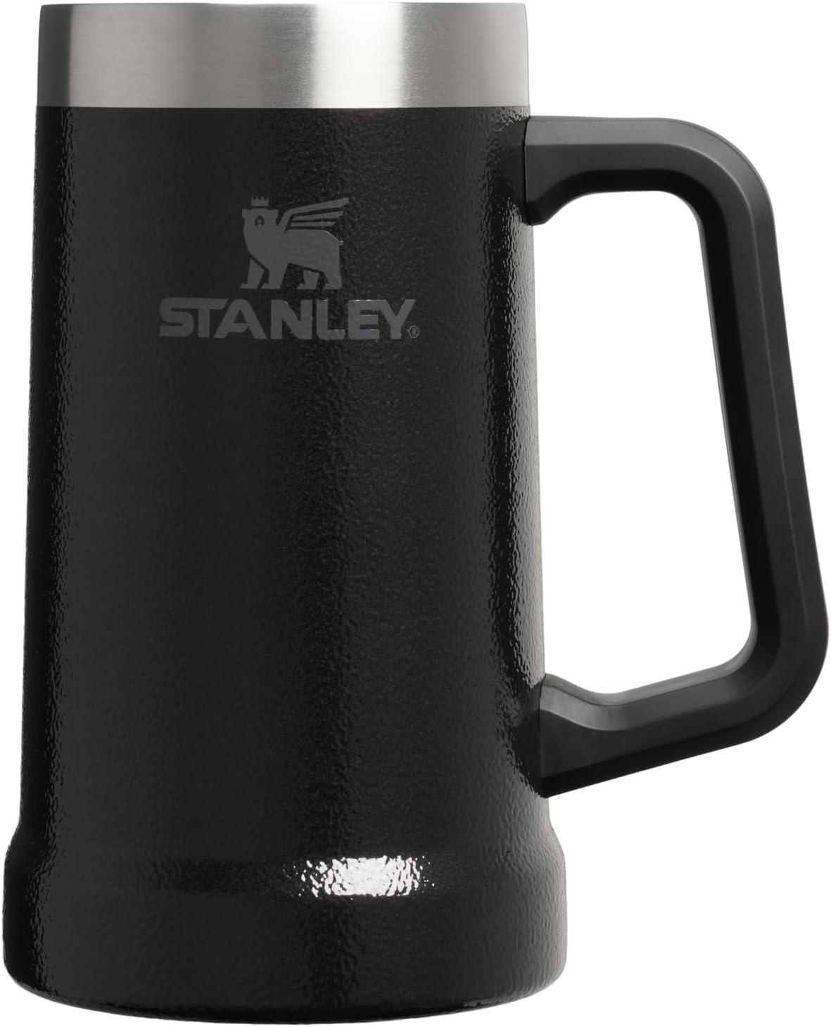 STANLEY Stay-Chill Beer Stein, 24 oz, Hammertone Black