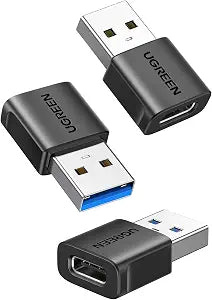 UGREEN USB to USB C Adapter 3Pack, 10Gbps Female to Male Converter