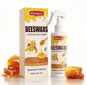 Wood Polish Beeswax Conditioner, Restore Furniture Floor Table, Nourish dry