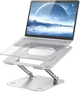JOIOT Adjustable Aluminum Laptop Stand, Ergonomic Riser for 11-16" Laptops