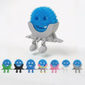 Creative Drainage Sponge Holder: Traceless Glue, 3D Printed Funny Kitchen Sink Holder, Keeps Sponge Dry - for Scrub Daddy (1, Grey)