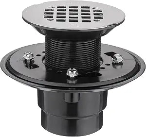 (1 Pack) eflyefly 4-1/4" Round Shower Drain for Shower Pan