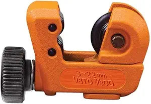 Edward Tools Harden Pro Mini Pipe Cutter 1/8 to 7/8 - Cuts Copper, Aluminum, Metal - Multi Use Tube Cutter, PVC Cutter - Cuts Arrows, Lines - Heavy Duty Steel Blade Pipe Cutter Wheel