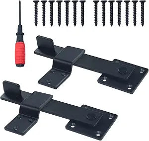 [Upgraded] 2 Pack Heavy Duty Flip Fence Gate Latch Lock Set