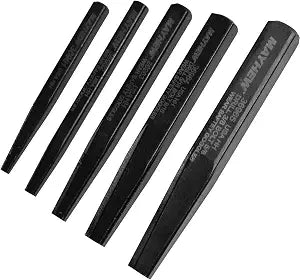 Mayhew Tools 37332 Screw Extractor Set, 5-Piece, Black Oxide Finish