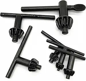 6 Sizes Heavy Duty Drill Chuck Key Set, Drill Press Chuck Key Wrench