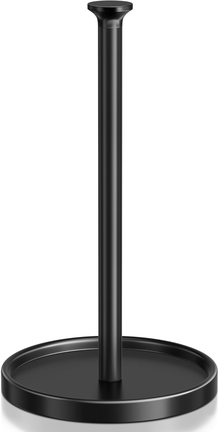 Paper Towel Holder Countertop for Kitchen Weighted Base