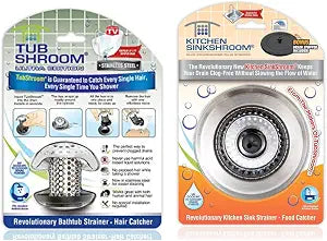 Tubshroom Ultra + Kitchen SinkShroom Sink Protector with Stopper