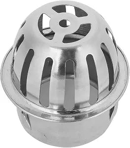 Stainless Steel Round Shape Floor Drain Easy Install for Bathroom Outdoor Yard Balcony Use Three Types 75mm 110mm 160mm (75mm Tube (3 inches))