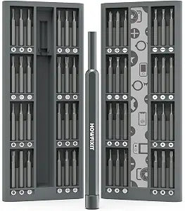 HowFixit PRO 48 Bit Precision Screwdriver Set for iPhone, Smartphone, MacBook, Laptop, Tablet, Camera, Switch, PS5, Xbox, Game Console & Controller Repair