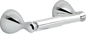 Delta Foundations (1-Pack) Toilet Paper Holder Polished Chrome Tissue Roll Spring-Loaded Rod| Bathroom Decor | Organizers and Storage | Wall Mounted Accessories FNDS50-PC