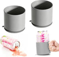 2-Pack Antiâ€‘Spill Suction Cup Drink Holder, Nonâ€‘Tipping Cup Holders Gray