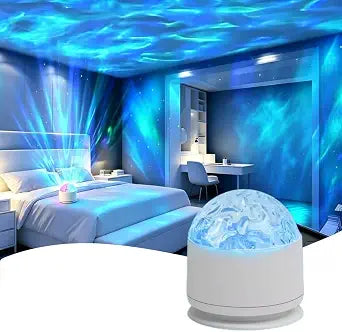 2-in-1 Northern Lights & Waves Projector16-Color Aurora Projector