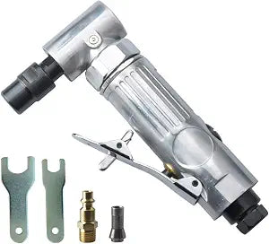 PROSHI 1/4-Inch Mini Angle Grinder, Pneumatic 90 Edge Series, Polished
