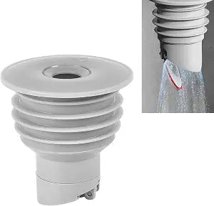 Washing Machine Drain Hose Seal, Silicone Anti-Odor Floor Drain Drain Sewer Deodorant Sealing Cover Pipe Seal Ring for Pipes Tubes in Toilet Bathroom Kitchen (L(60-65mm))