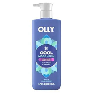 OLLY Body Wash Cool Mood + Skin Infused with arnica & vitamin B12 17 Fl Oz