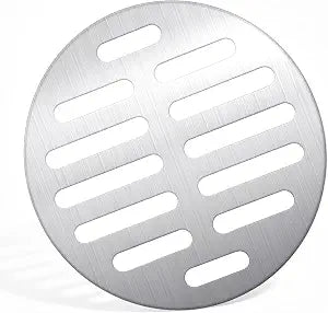 3.9 Inch Shower Drain Cover Round Showers Drains Strainer Grid