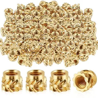 Yaocom 300 Pcs M3 Threaded Inserts M3 x D5 x L4 Heat Set Inserts