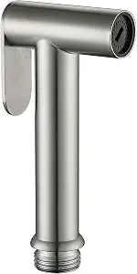 Hands-Free Bidet Sprayer Head (Vintage Style,1-Pack, Brushed Nickel)