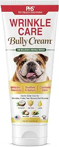 Wrinkle Care for Bulldogs & Wrinkle Breeds, 5 oz – Wrinkle Balm for Skin Folds, Tear Stains & Tail Pockets, Moisture Barrier with Zinc Oxide, Coconut Oil & Shea Butter