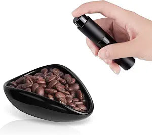 Ceramic Coffee Bean Dosing Cup for Espresso with 8ml RDT Sprayer