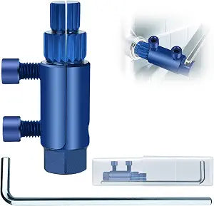 New Pipe Extractor Tool Pipe Nipple Extractor Set Pipe Remover Kit Broken Pipe Thread Remover Fits 1/2 inch to 1 inch Pipe Capacity Great Diy Gift for Men (Blue)