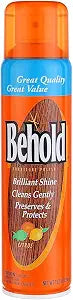 Behold Furniture Polish Aerosol, Citrus, 12.5 oz