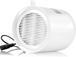 4" Fume Extractor Fan, DC 12V Inline Ventilation Fan w/Filter Mesh