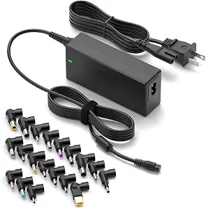 ZOZO 90W AC Universal Laptop Charger for HP Dell Gateway Toshiba Lenovo Acer Asus Samsung Sony Fujitsu Notebook Ultrabook Chromebook DC 12V 16V 18.5V 19V 19.5V 20V Power Adapter Supply Cord