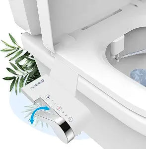 Bidet Attachment for Toilet, Non-Electric Bidet Ultra-Slim Dual Nozzle
