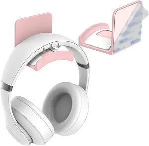 HomeMount Headphone Hook for Desk, Headset & Controller Holder, Pink 1 Pcs