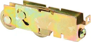 Prime-Line D 1847 1-1/8 In. Steel, Sliding Door Tandem Roller Assembly with F-Tab (Single Pack)