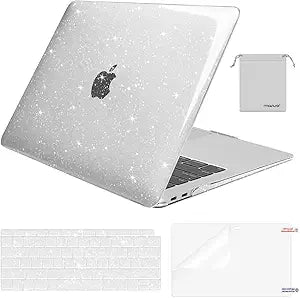 MOSISO Compatible with MacBook Air 13 inch Case M1 2022-2018, Transparent