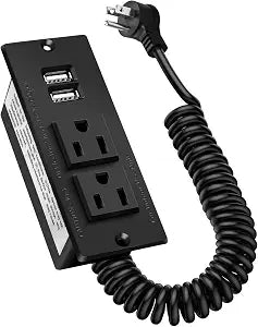 in Drawer Outlet Kit with AC & USB Ports Fit for Kitchen Bathroom Vanity